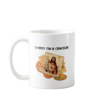Christ on a cracker mug