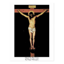 Christ On The Cross By Diego Velazquez Post Card