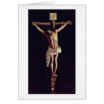 Christ On The Cross By Zurbaran De Francisco cards