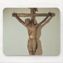 Christ on the Cross, called "Le Devot Christ" Mousepads