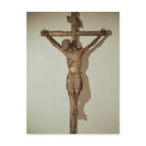 Christ on the Cross, called "Le Devot Christ" Postcard