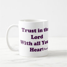 christ on the cross trust in the Lord  ... Coffee Mug