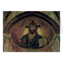 Christ Pantocrat in the apse Card