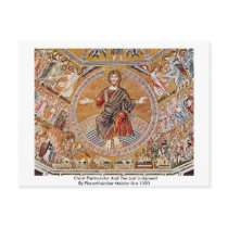 Christ Pantocrator And The Last Judgment Post Card