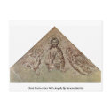 Christ Pantocrator With Angels By Simone Martini postcards