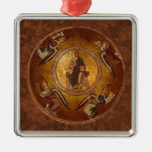 Christ the Pantakrator Christian Icon Ornament