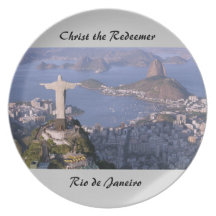 Christ the Redeemer plate