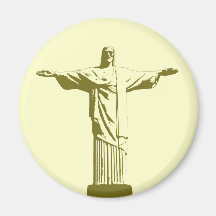 Christ the Redeemer . Rio de Janeiro Fridge Magnets