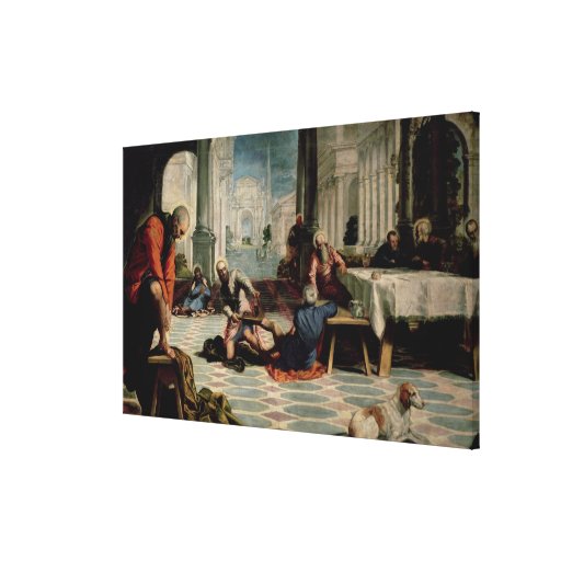Christ Washing the Feet of the Disciples 2 Canvas Print