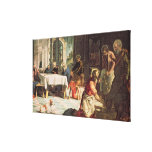 Christ Washing the Feet of the Disciples Gallery Wrapped Canvas