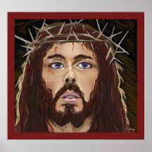 Christ with Crown of Thorns poster