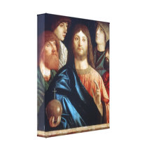Christ With Four Apostles by Vittore Carpaccio Gallery Wrap Canvas