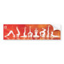 Christamas Yoga Bumper Sticker