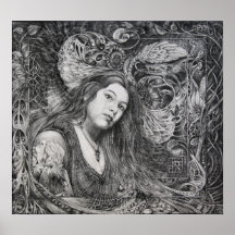 CHRISTAN FANTASY PORTRAIT PRINT