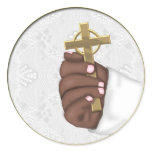 Christening Hand Cross stickers