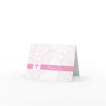 Christening or First Communion Thank You Card
