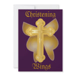 Christening Wings Invitation-Customize