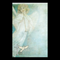 Christian Angel Dove Stationary stationery