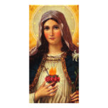 Christian Art of Sacred Heart of Jesus and Mary photo cards