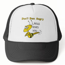 Christian bee design, Don't bee angry Mesh Hat