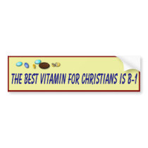 Christian Bumber Sticker 1 Bumper Stickers