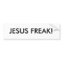 CHRISTIAN BUMPER STICKER