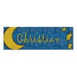 Christian Celestial Bookmark Business Card Templates