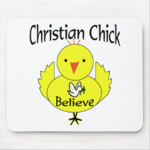Christian Chick Mouse Pads