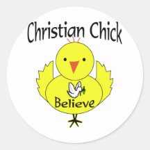 Christian Chick Sticker