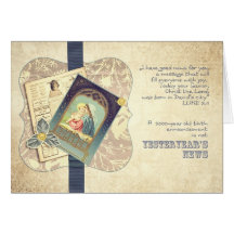 Christian Christmas Card, Luke 2:11, Scripture