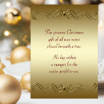 Christian Christmas Holiday Greeting Card