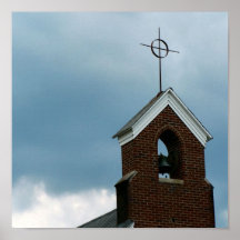 Christian Church Steeple Posters