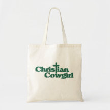 Christian Cowgirl Canvas Bag