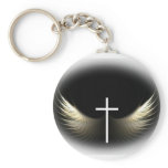 Christian: Cross and Spirit Key Chain keychains