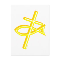 Christian Cross & Fish