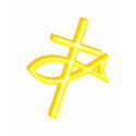 Christian Cross & Fish t-shirts
