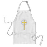 Christian Cross in Yellow aprons