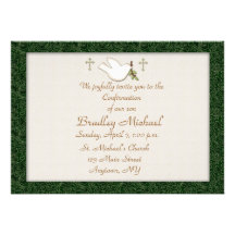 Christian Dove Invitation