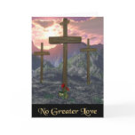 Christian easter card Calvary