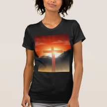 Christian Easter cross concept Tee Shirts