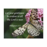 Christian Faith Art ~ Philippians 4:5 postcards