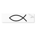 Christian Fish bumper stickers