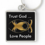 Christian Fish Keychain
