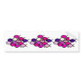 Christian Fish School - Pink and Purple Bumper Sticker