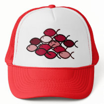 Christian Fish School - Red Range Mesh Hat