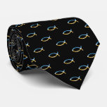 Christian Fish Symbol - Black Tie