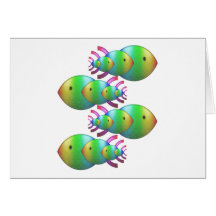 Christian Fish Symbol Families Greeting Cards