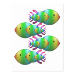 Christian Fish Symbol Families Postcards