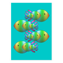 Christian Fish Symbol Families Tract Cards / Business Card