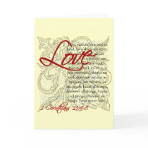 Christian Greeting Card, Love Christian Card